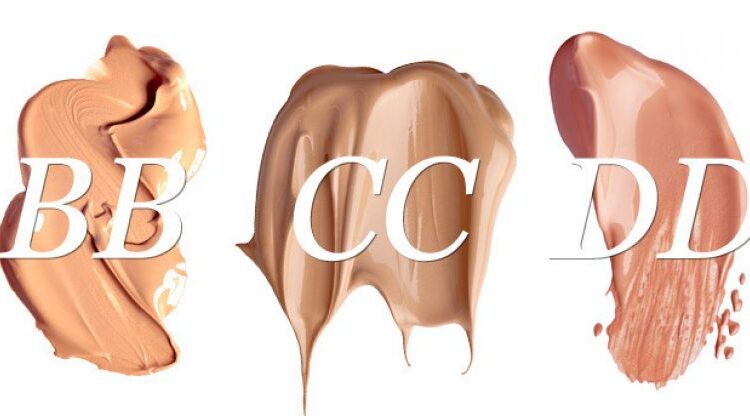 BB cream vs CC cream vs DD cream